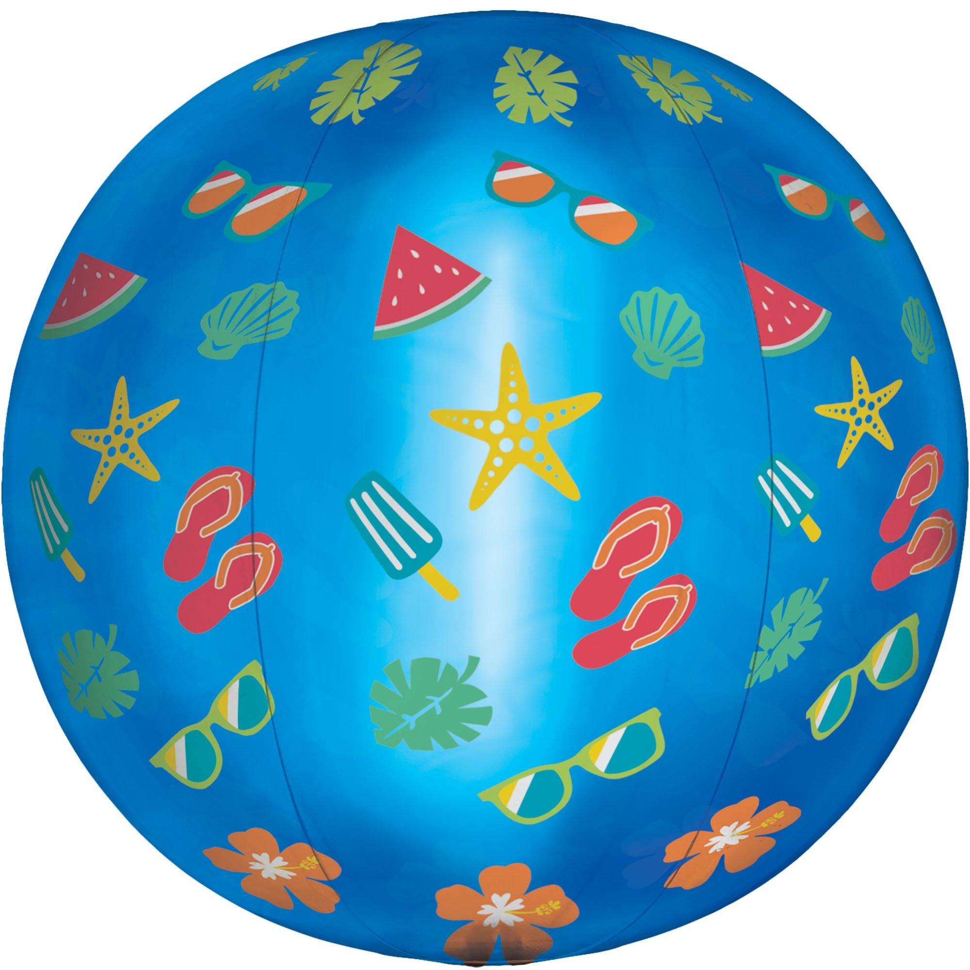 Just Chillin Beach Ball Foil Balloon