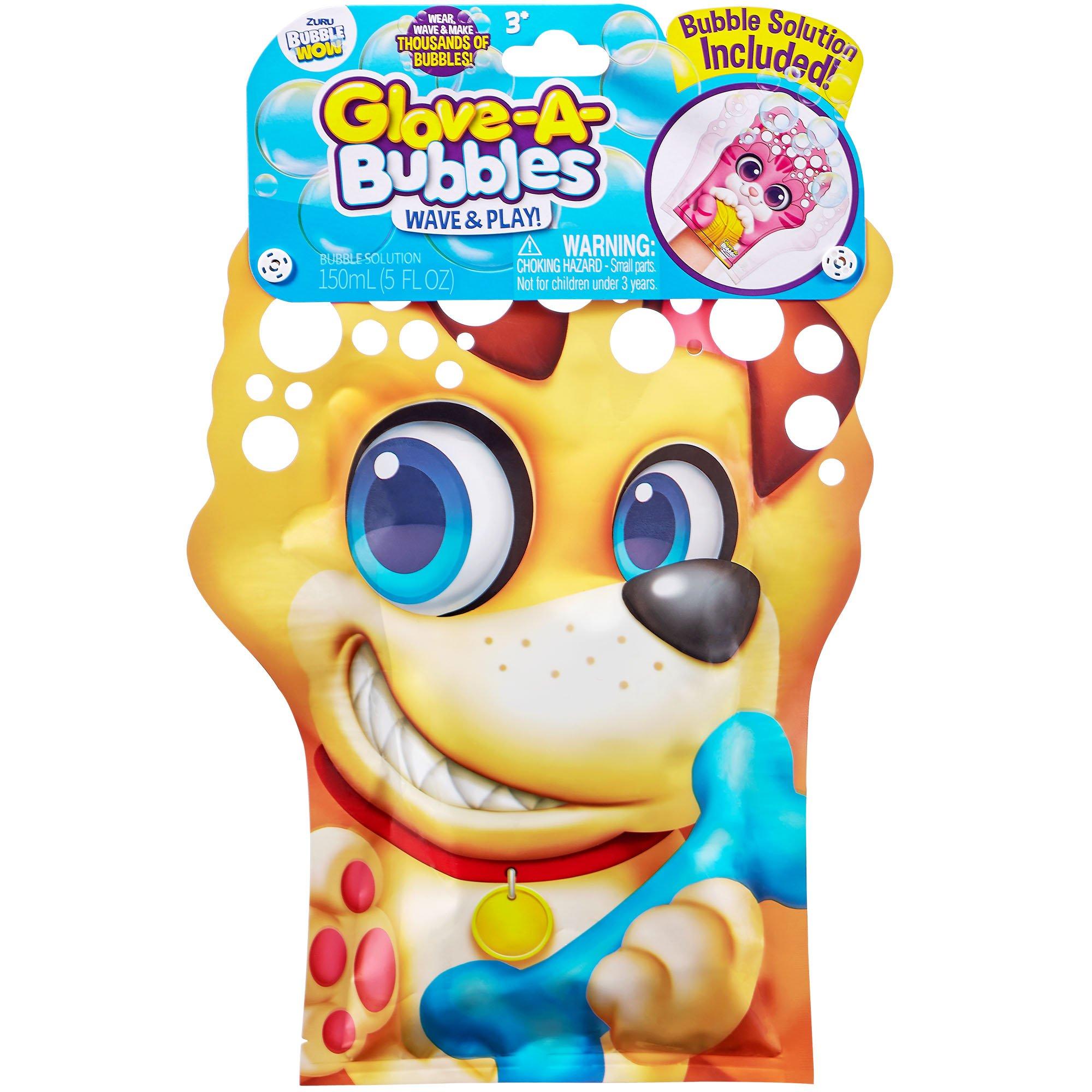 Bubble Wow Glove-A-Bubbles Wave & Play with Bubble Solution