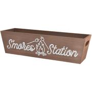 Brown S'mores Station MDF Container, 4in x 18.3in