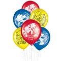 6ct, 12in, Sonic the Hedgehog Latex Balloons