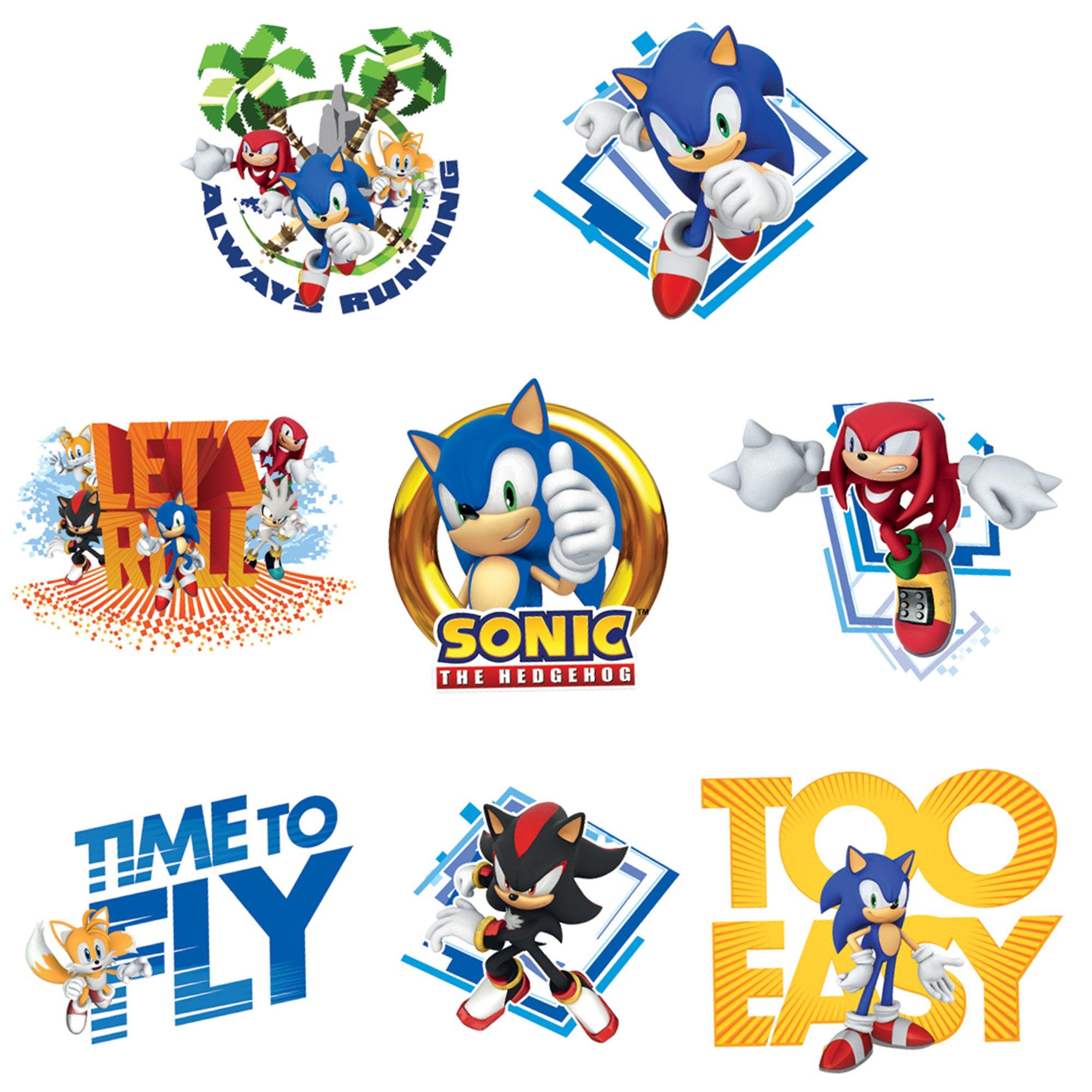 Sonic the Hedgehog Temporary Tattoos, 8ct