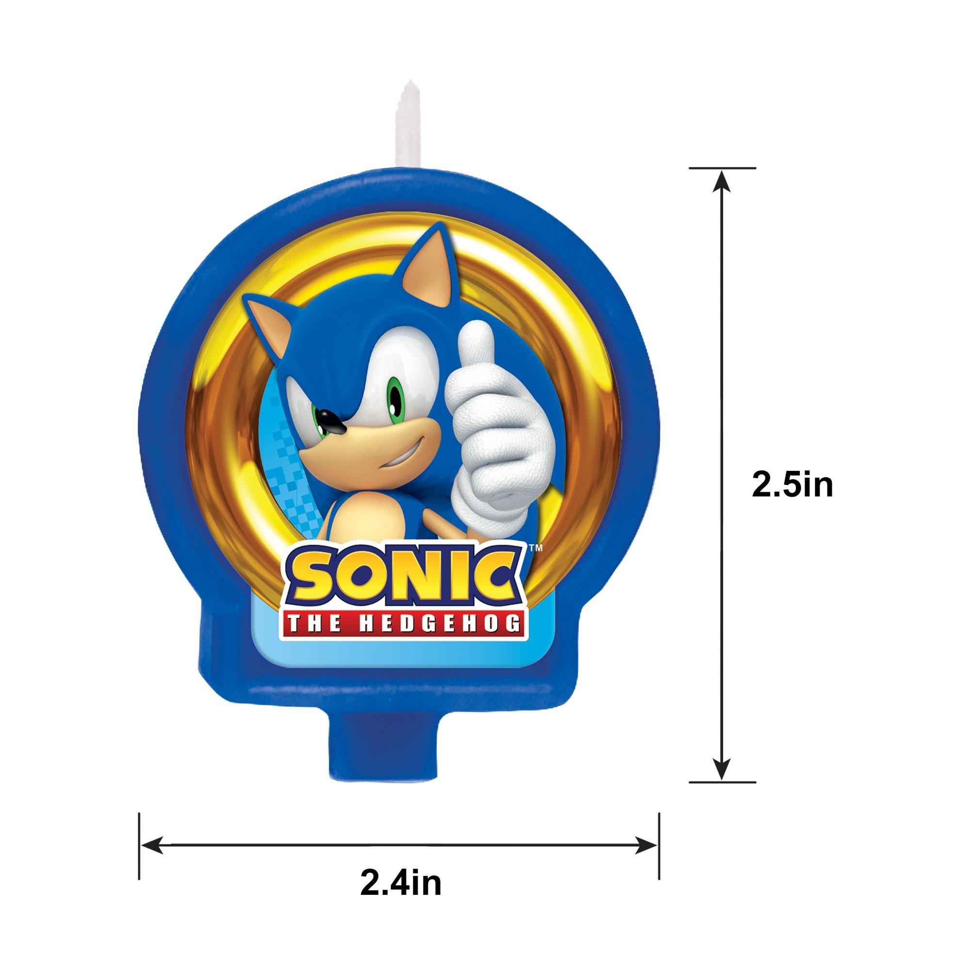 Sonic The Hedgehog Pull String Pinata - 19.2" Party Pinata For Kids Birthday Celebrations