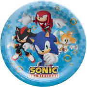 Sonic the Hedgehog Paper Lunch Plates, 9in, 8ctp