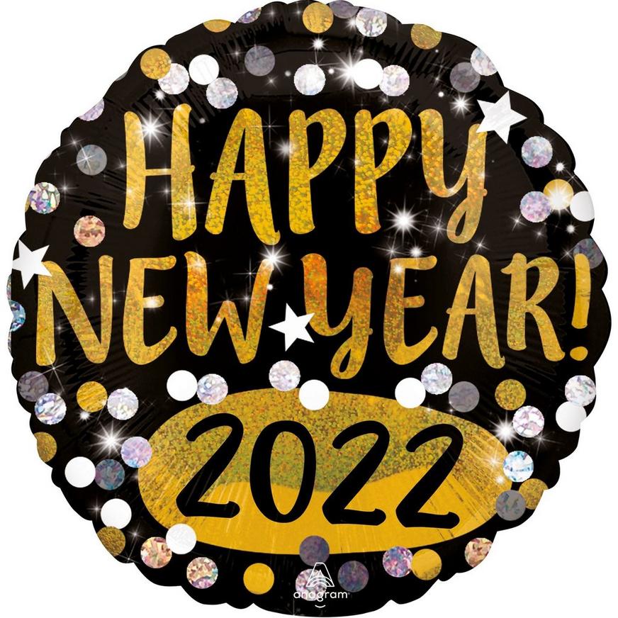 Honey Sparkle New Year's 2022 Balloon Bouquet & Marquee Sign Decorating Kit