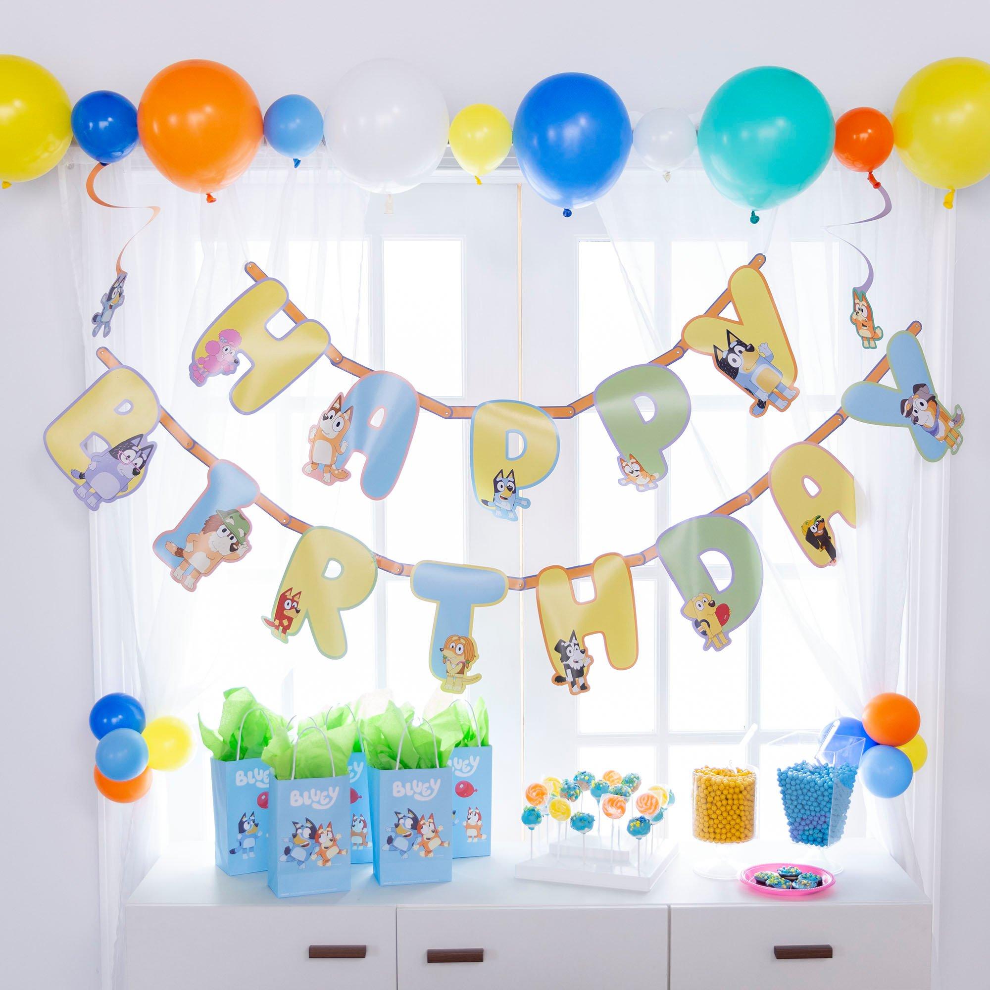 Bluey Cardstock Birthday Banner Kit, 10.5ft