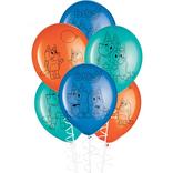 6ct, 12in, Bluey Latex Balloons