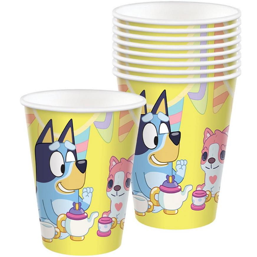 BUILDING BLOCKS 9oz PAPER CUPS 8 ~ Birthday Party Supplies Beverage Drinking 