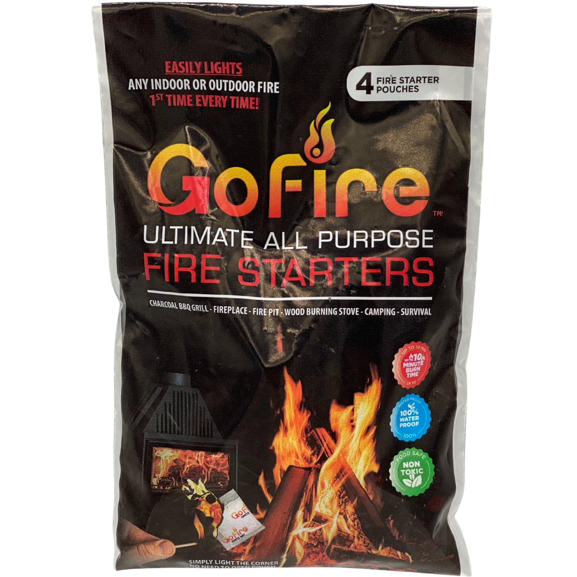 GoFire Ultimate All Purpose Fire Starter Bag, 4pc Party City