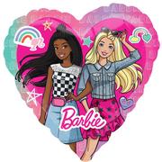 Giant Barbie Dream Together Heart Foil Balloon, 28in