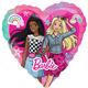 Giant Barbie Dream Together Heart Foil Balloon, 28in