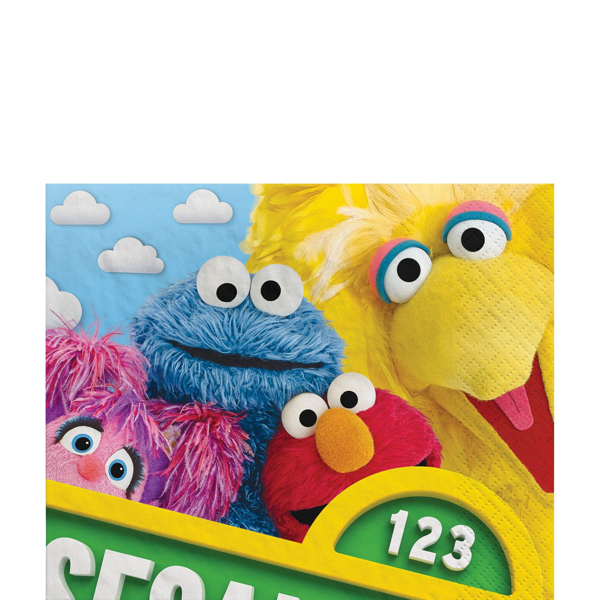 Everyday Sesame Street Paper Lunch Napkins, 6.5in, 16ct