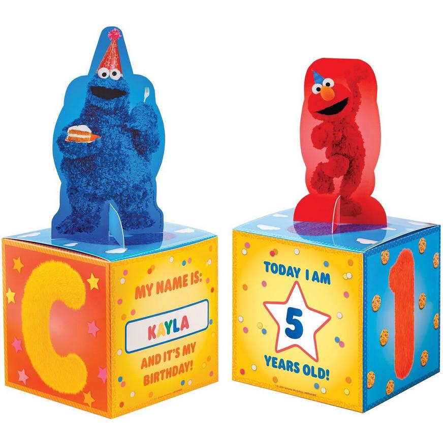 Elmo & Cookie Monster Table Centerpieces, 2pc - Everyday Sesame Street