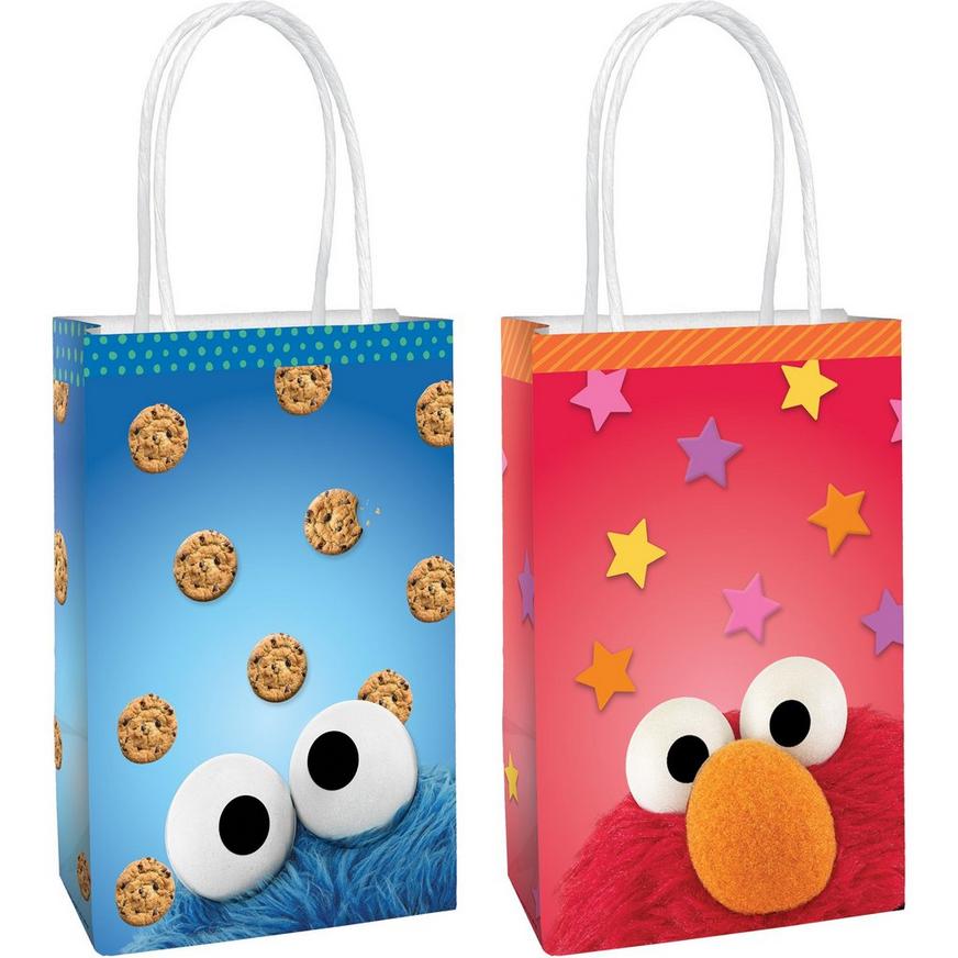 Everyday Sesame Street Create Your Own Favor Bag Kit, 5in x 8.25in, 8ct