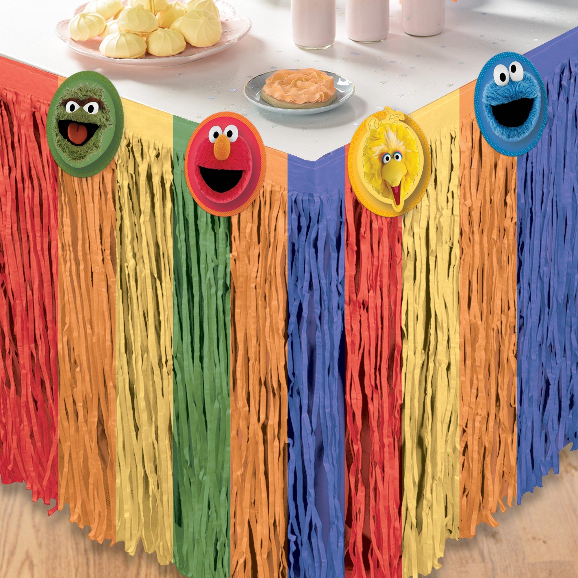 Everyday Sesame Street Paper Table Skirt, 10ft