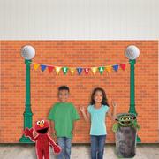 Customizable Everyday Sesame Street Plastic & Cardstock Photo Booth Kit, 8.3ft x 5.4ft, 16pc