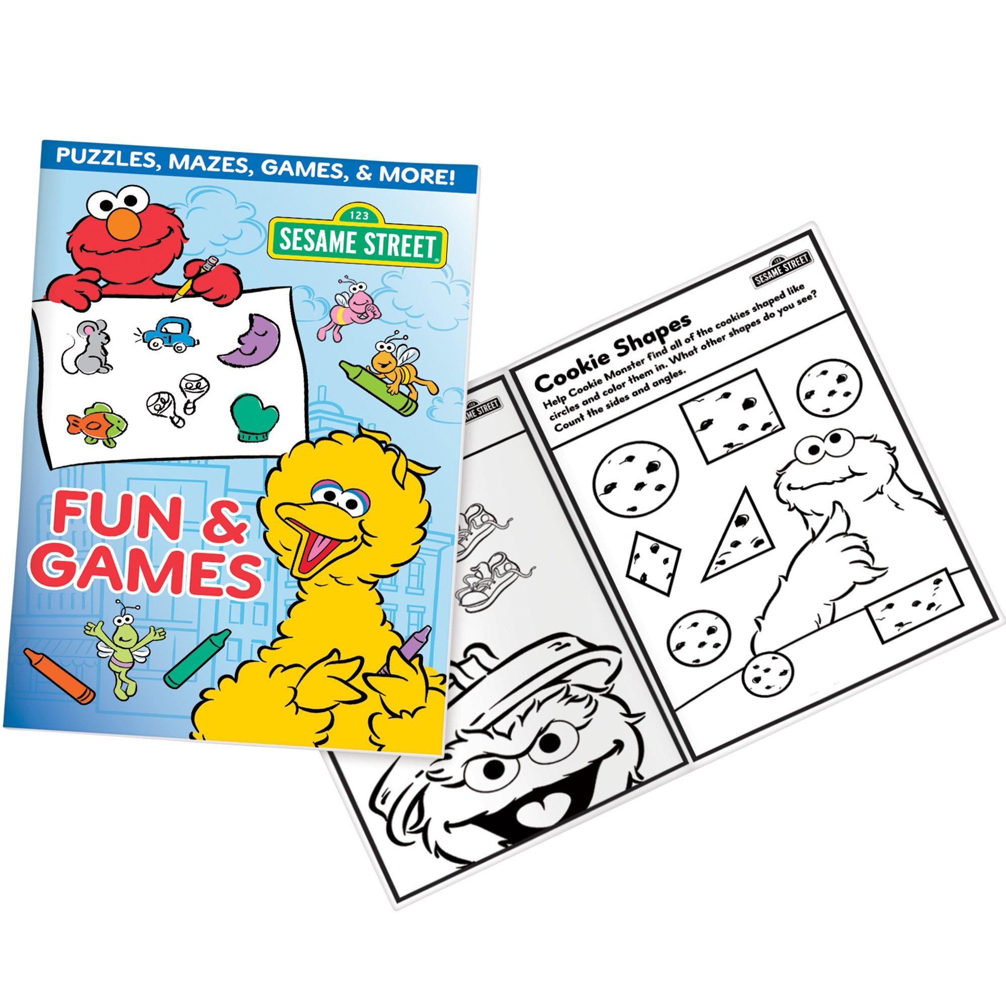Everyday Sesame Street Fun & Games Activity Pads, 46 pages, 8ct