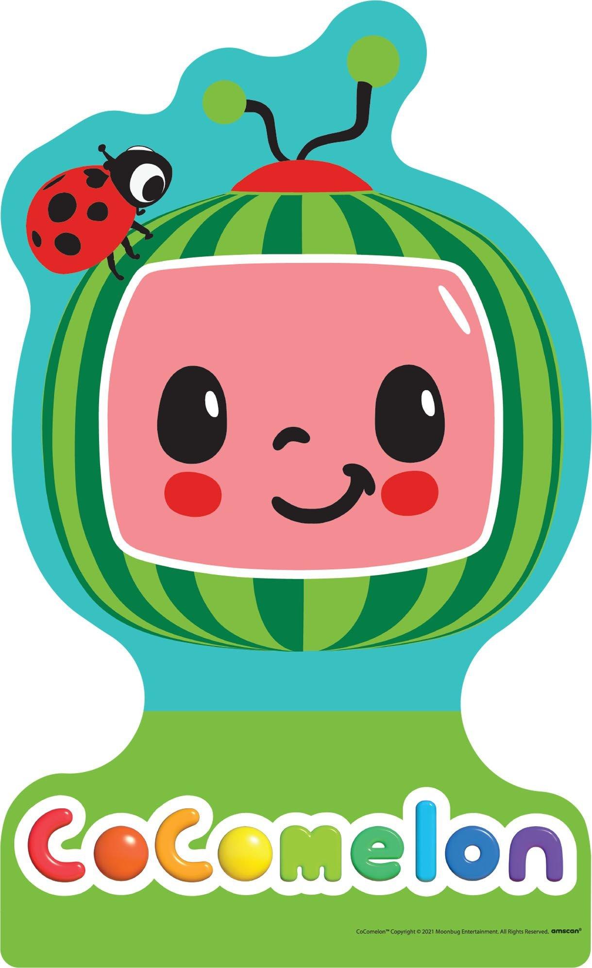 Watermelon Logo Cardboard Cutout, 3ft - CoComelon