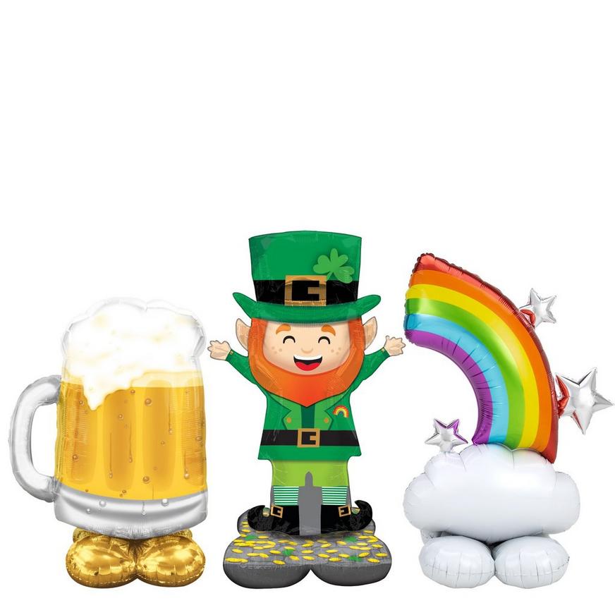 AirLoonz St. Patrick's Day Icons Foil Balloon Set, 3pc