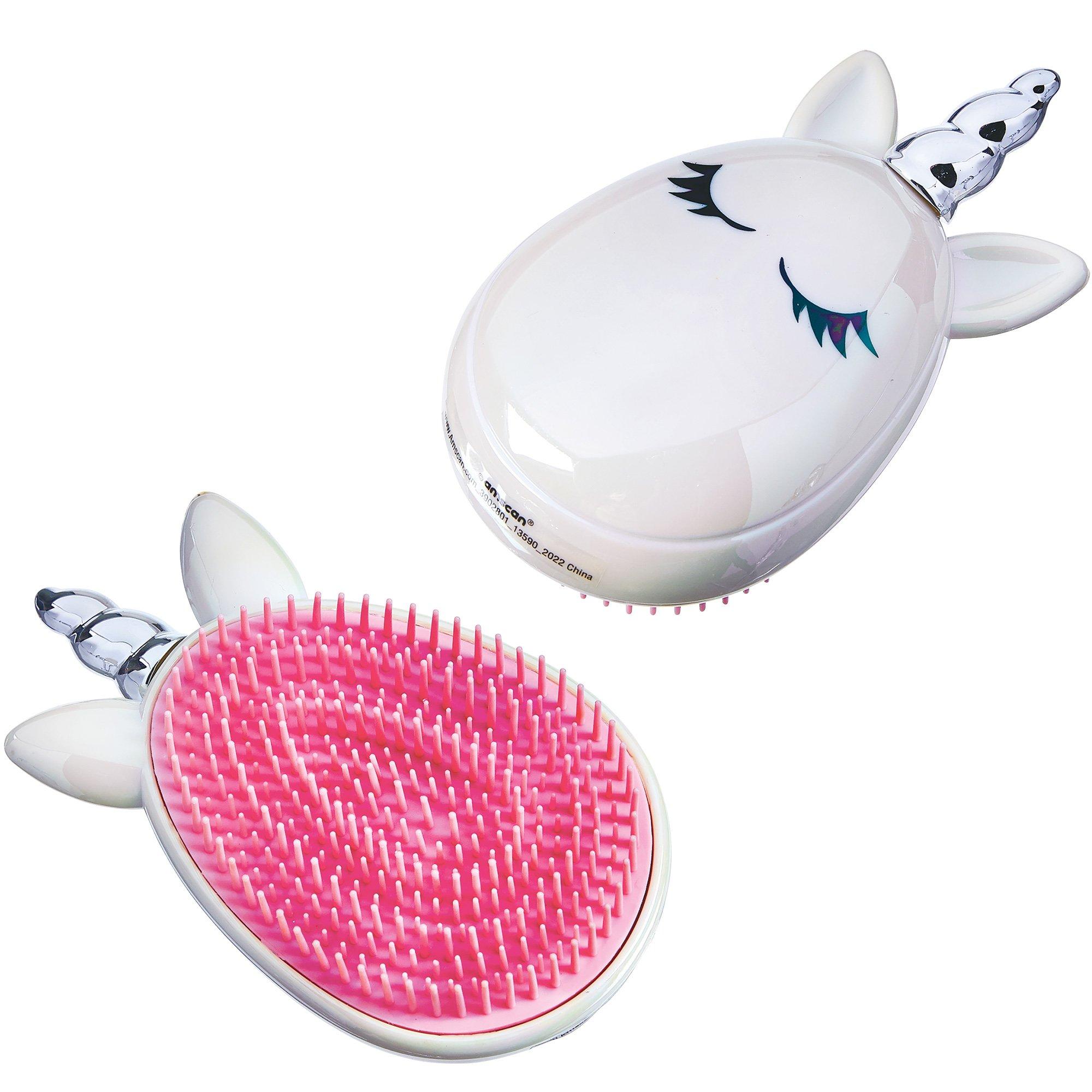 Iridescent Unicorn Hair Brush | Party City