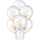 6ct, 12in, Confetti I Do Crew Wedding Balloons