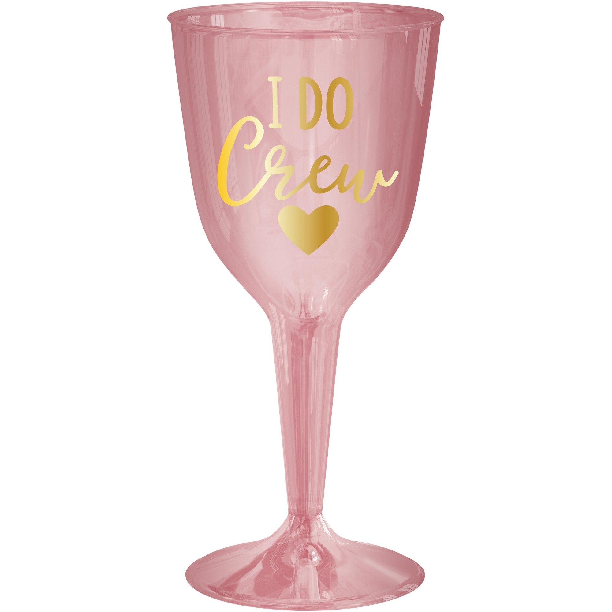 Plastic wine shop glasses for wedding