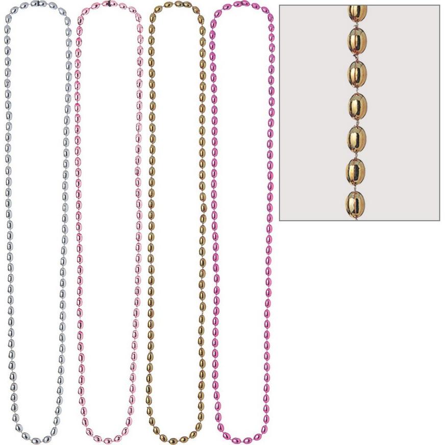 Bachelorette Party Bead Necklaces, 30in, 24pc