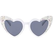 Sparkly Bridal Pearl Plastic Sunglasses