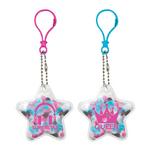 Confetti-Filled Superstar & Queen Puffy Keychains, 4ct - Internet Famous
