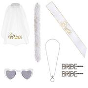 Bride-To-Be Accessory Kit, 7pc - Wedding