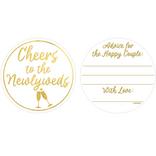 Advice For The Happy Couple Coasters, 40ct - Wedding