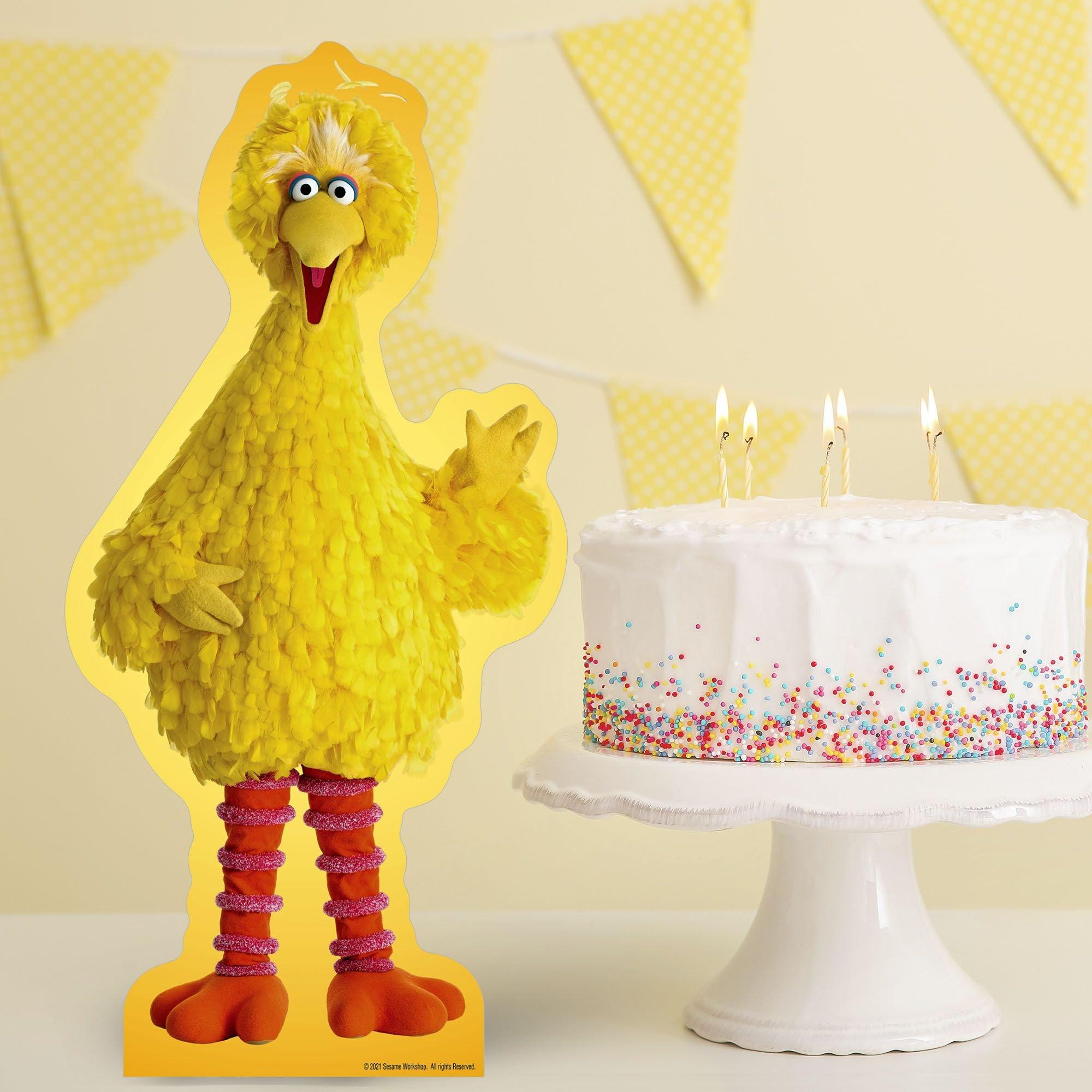 Big Bird Centerpiece Cardboard Cutout, 18in Sesame Street Party City