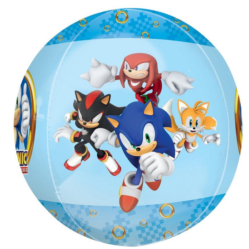 Sonic the Hedgehog 2 Plastic Balloon, 15in x 16in - Orbz