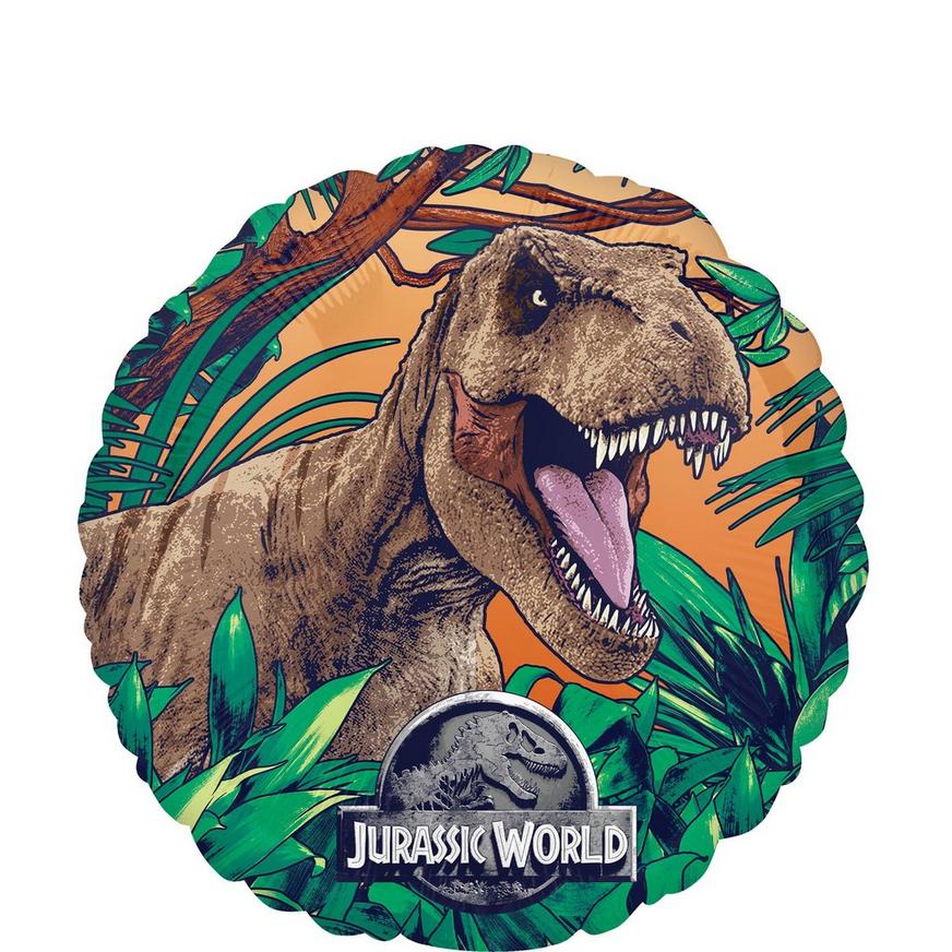 Jurassic World Round Foil Balloon, 18in