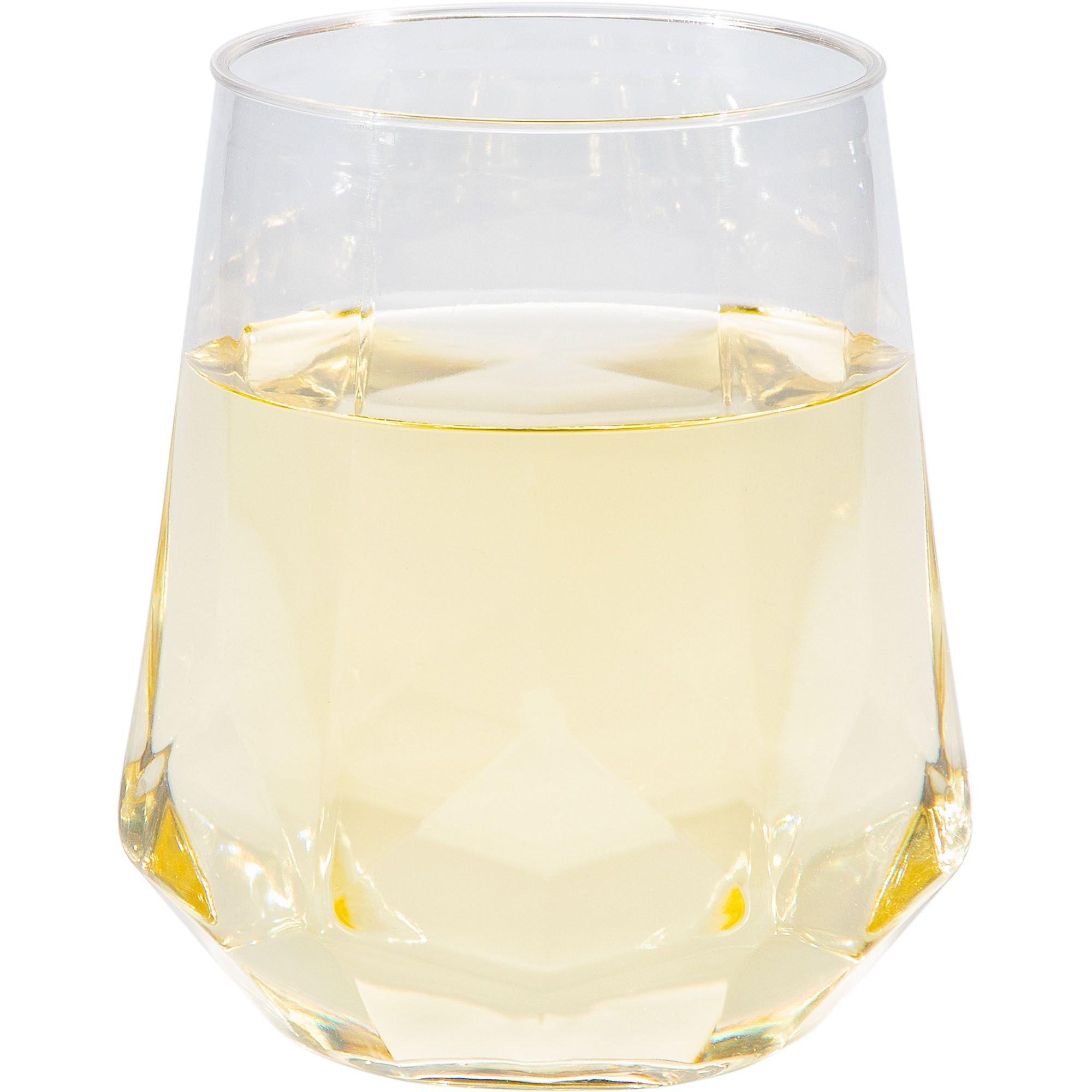 clear plastic wine tumbler