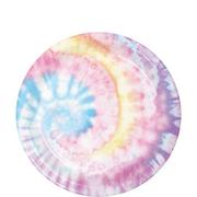 Tie-Dye Party Paper Lunch Plates, 8.75in 8ct