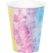 Tie-Dye Party Tableware Kit for 16 Guests