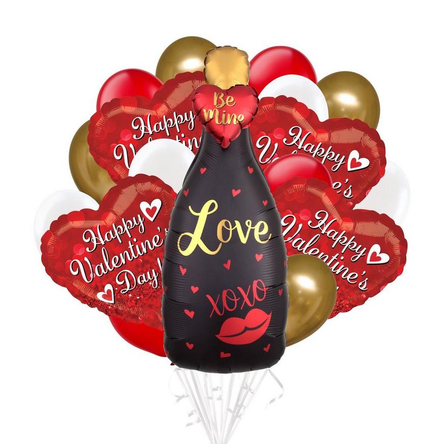 100 Mix Red & white Heart Shape Balloons Valentines Special Decorations baloons 