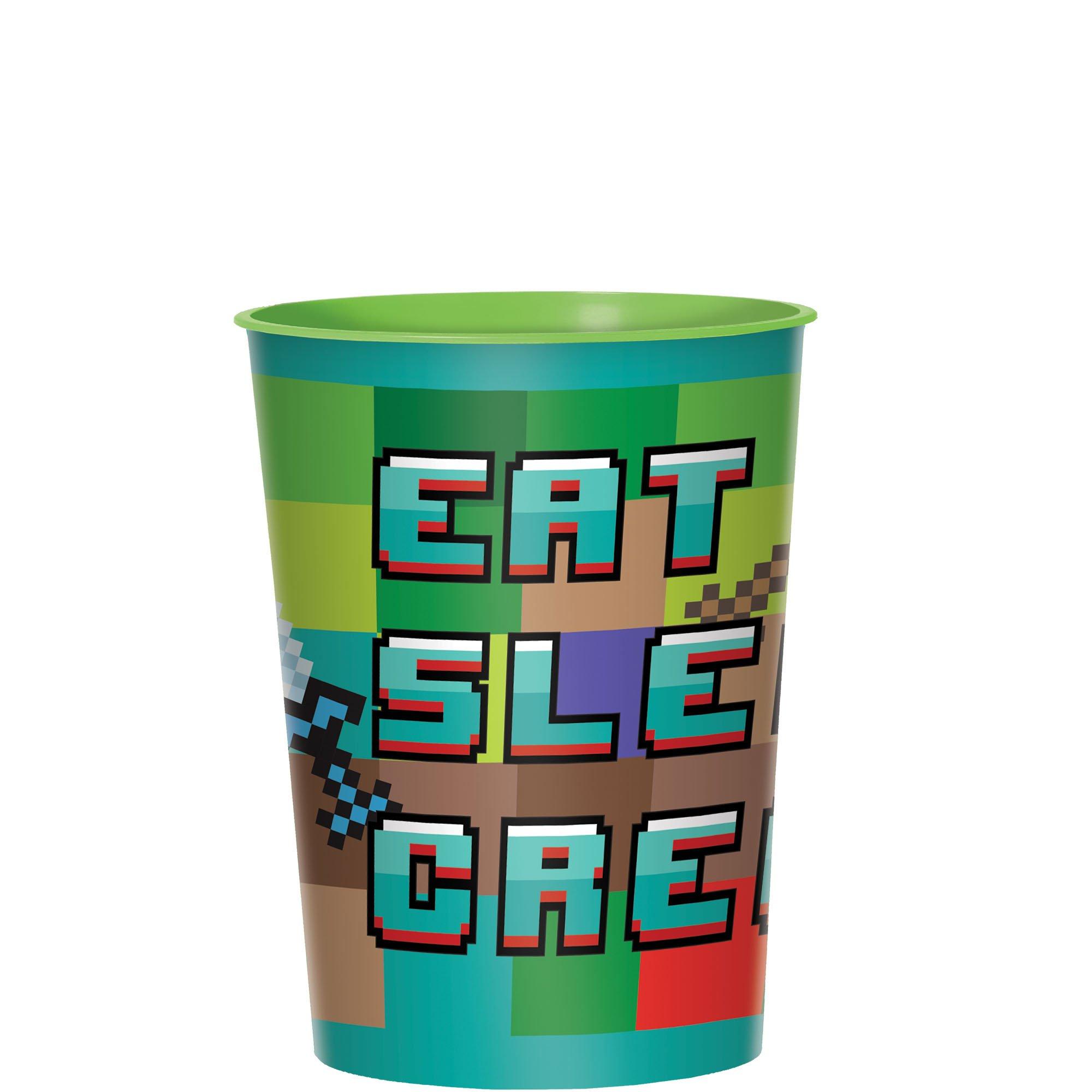 Minecraft Collectible Tumbler Plastic Party Souvenir Favor Cup Unique (1)