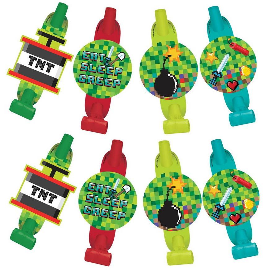 Pixel Party Blowouts, 5in, 8ct