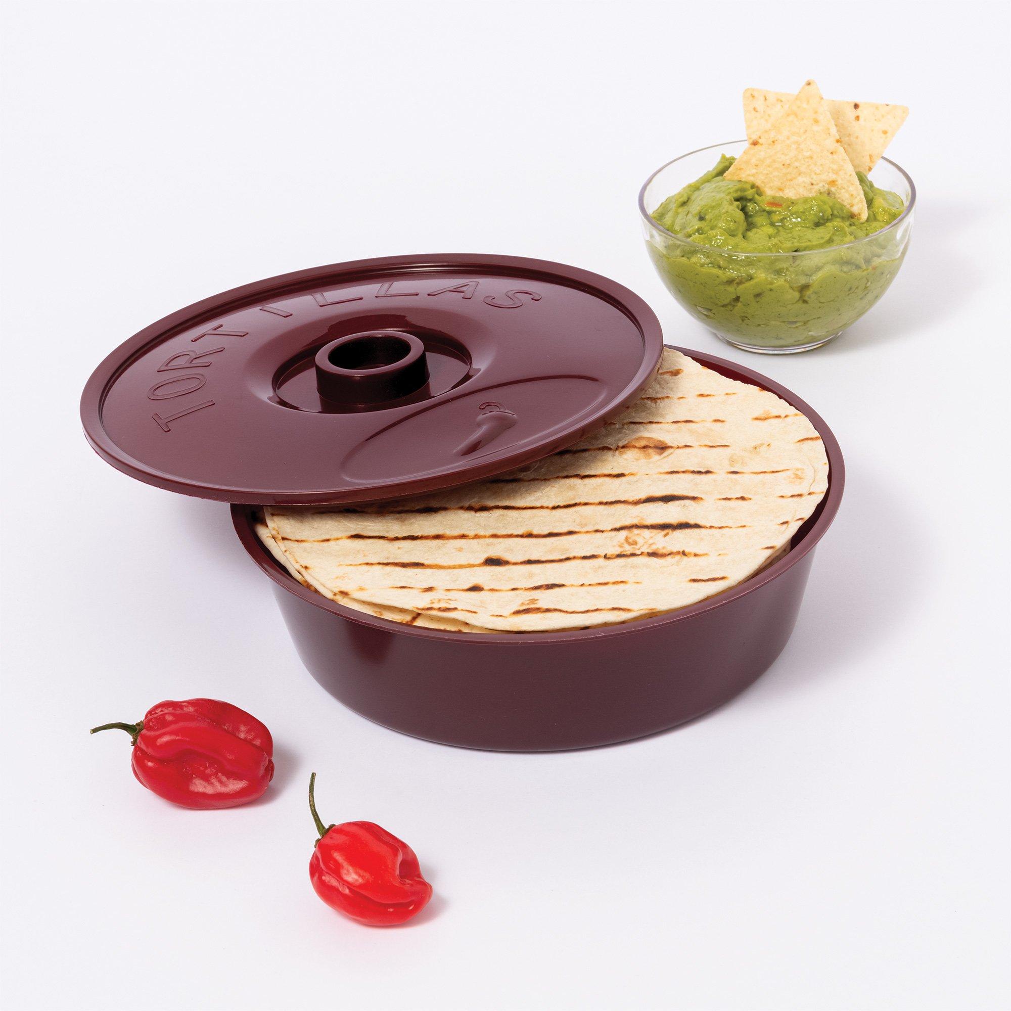 Fiesta Viva la Party Plastic Tortilla Warmer, 8.4in x 2.5in