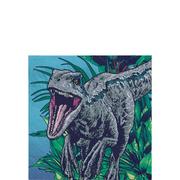 Velociraptor Paper Beverage Napkins, 5in, 16ct - Jurassic World