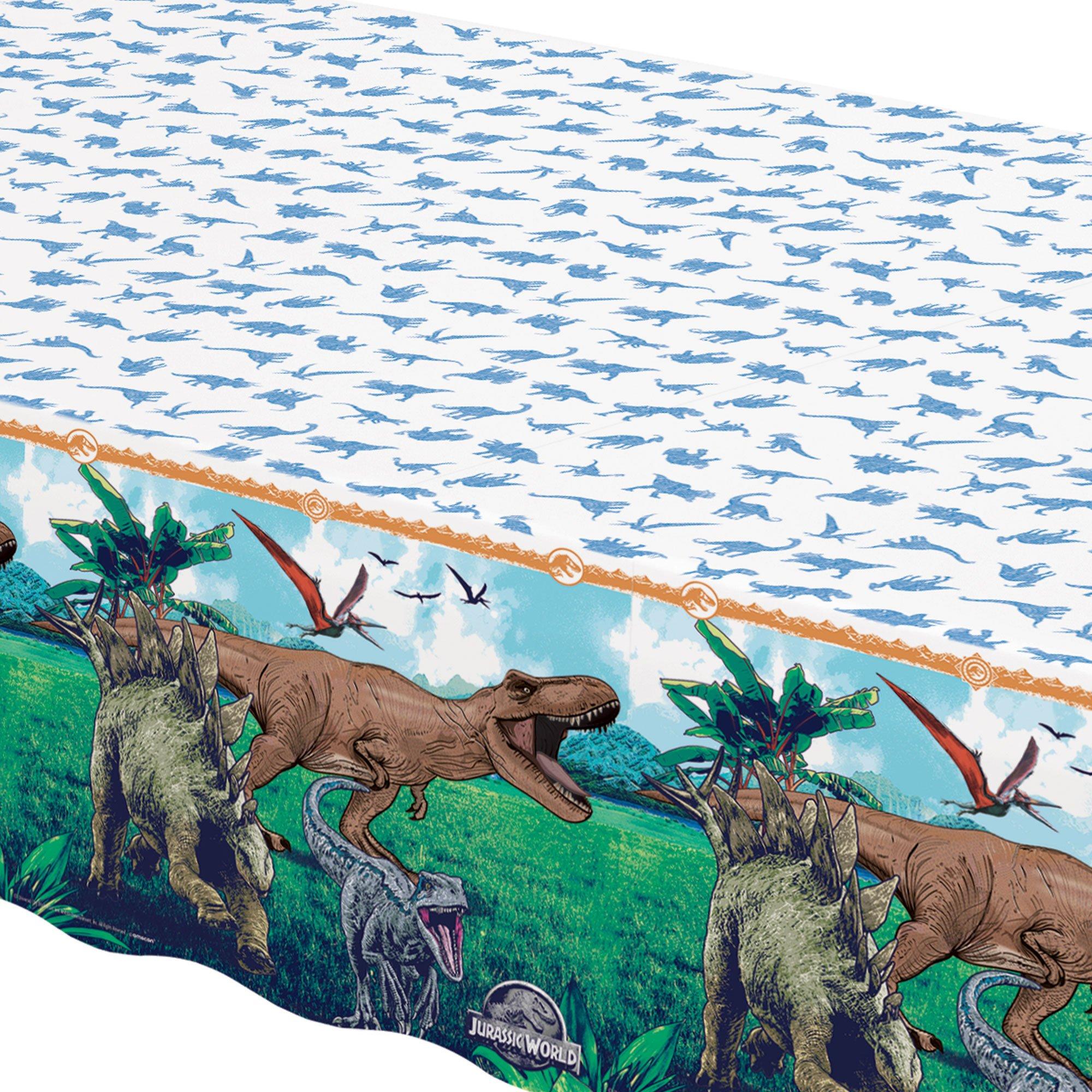 Jurassic World Plastic Table Cover, 54in x 96in