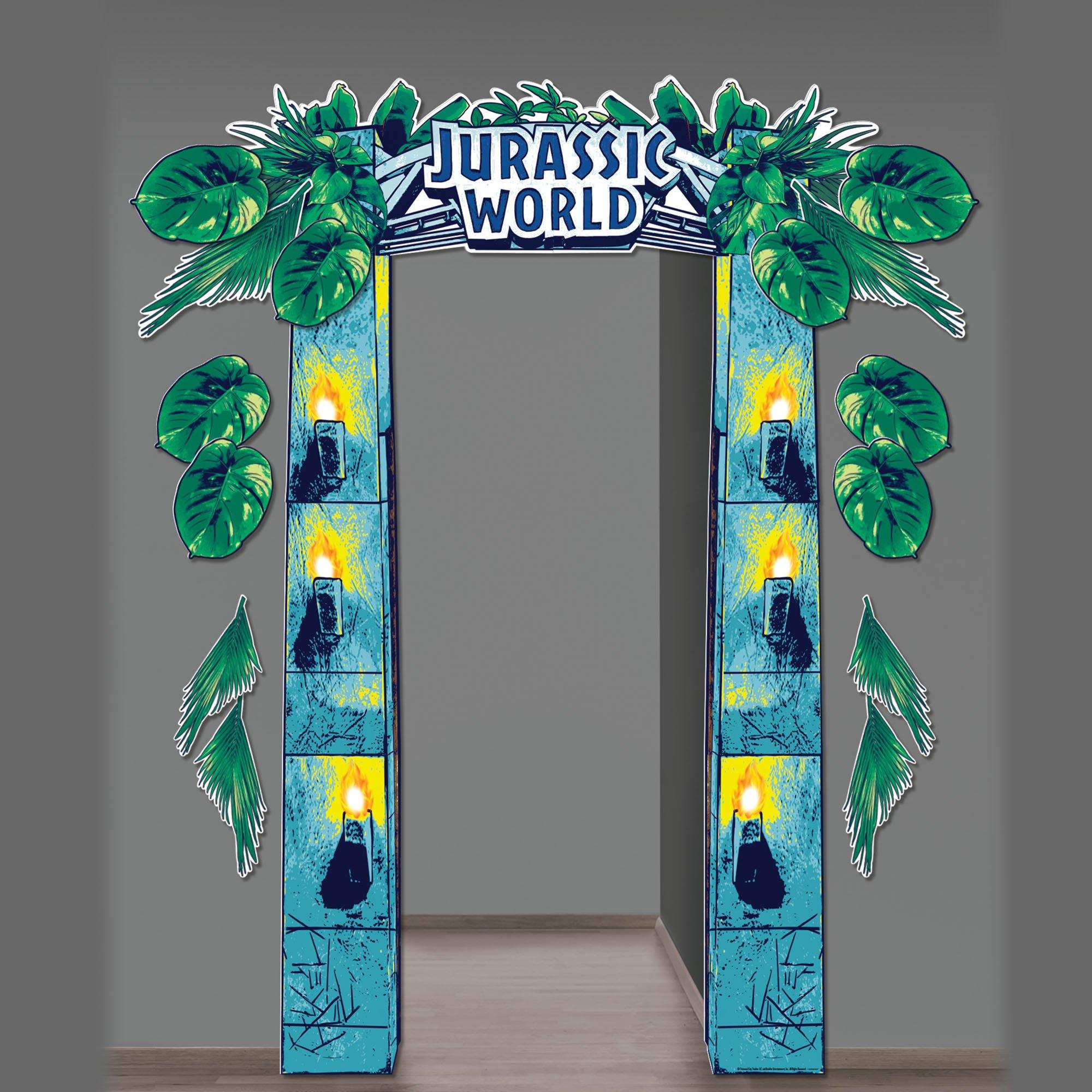 Jurassic World Cardstock Archway Door Decoration 49 8in X 75in Party   940616