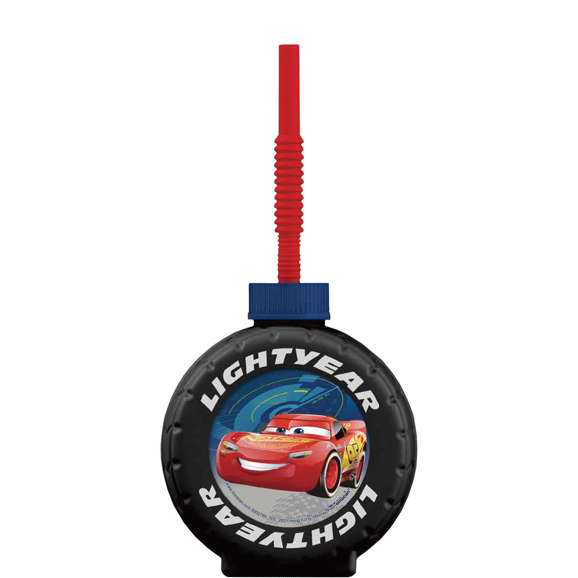 Disney / Pixar Cars Lightning McQueen Flip-Top Straw Cup