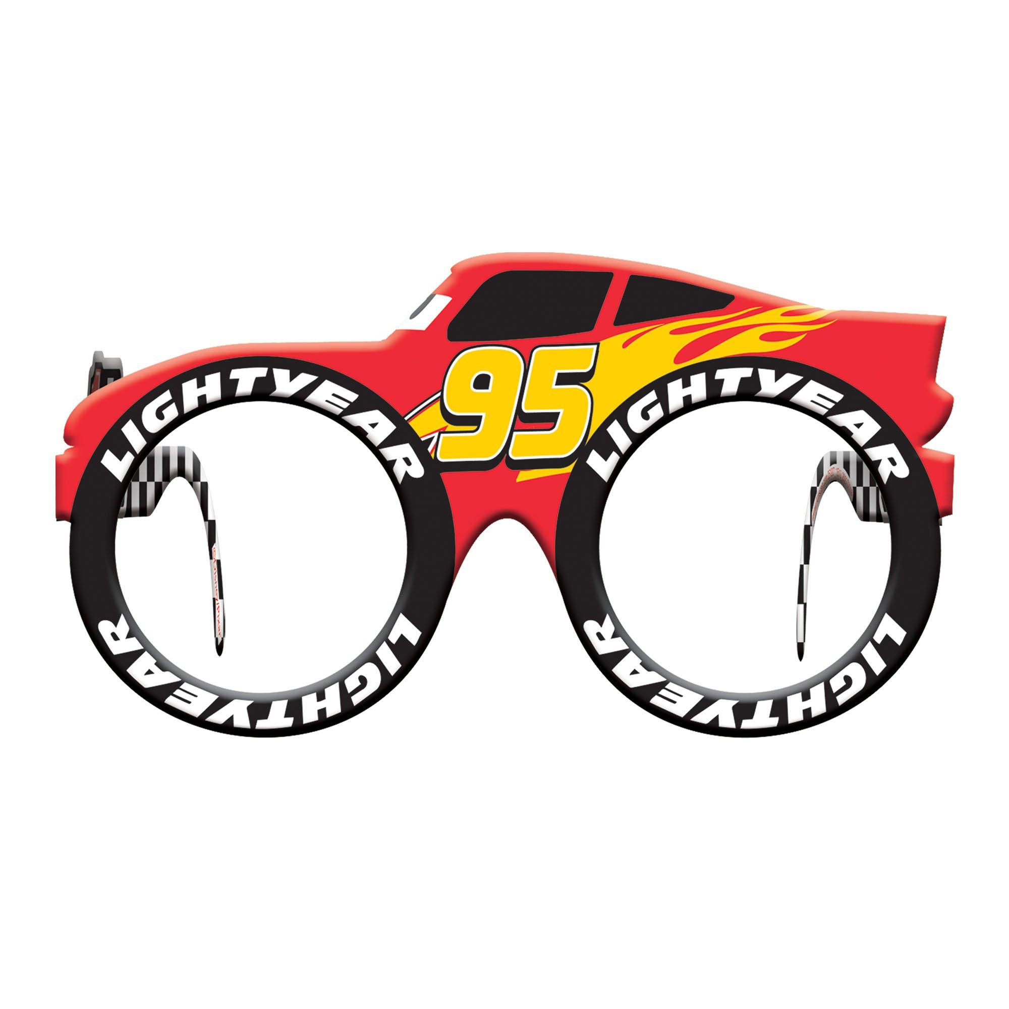 Lightning McQueen Racecar Glasses - Cars 3 | Party City