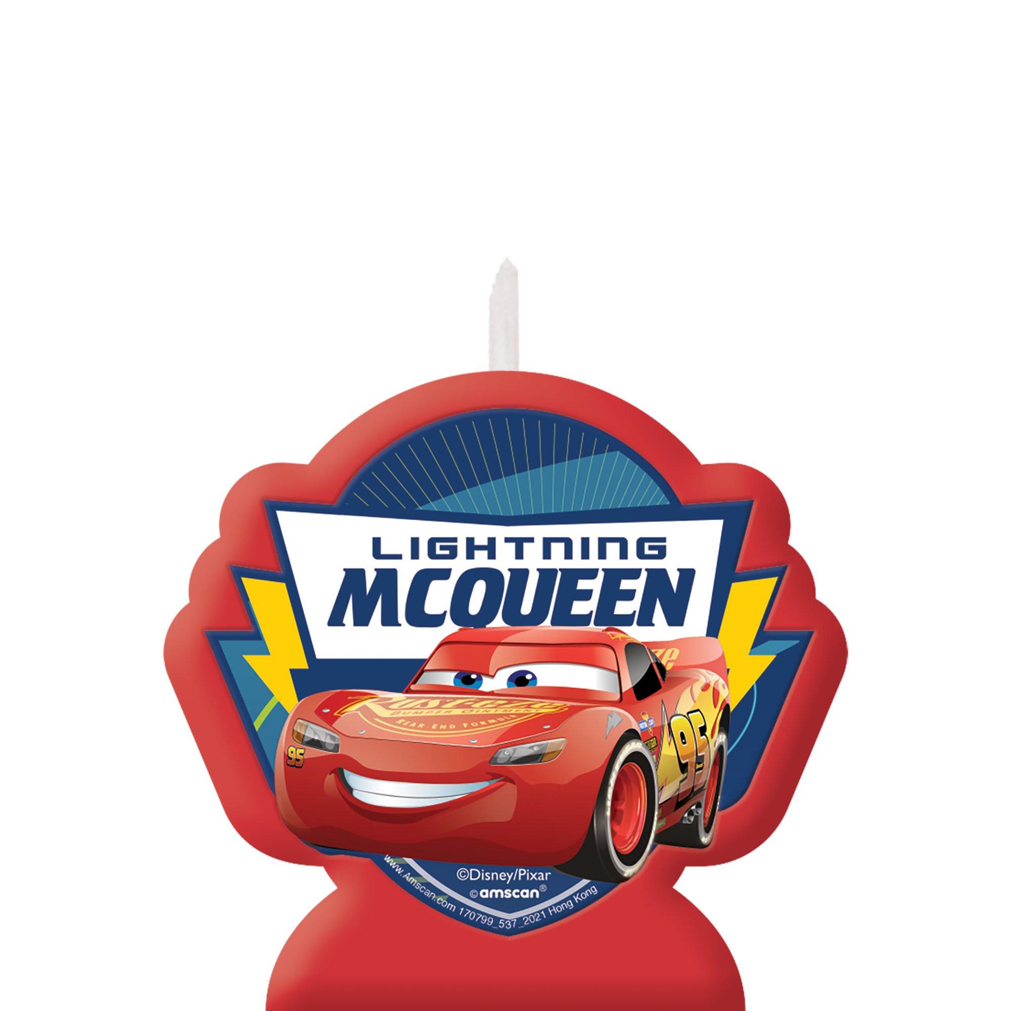 Disney pixxar the world cars candle bougie party express mcqueen