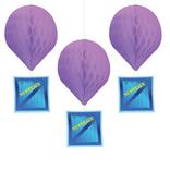 Supply Drop Box Honeycomb Decorations, 13.25in, 3pc - Battle Royal
