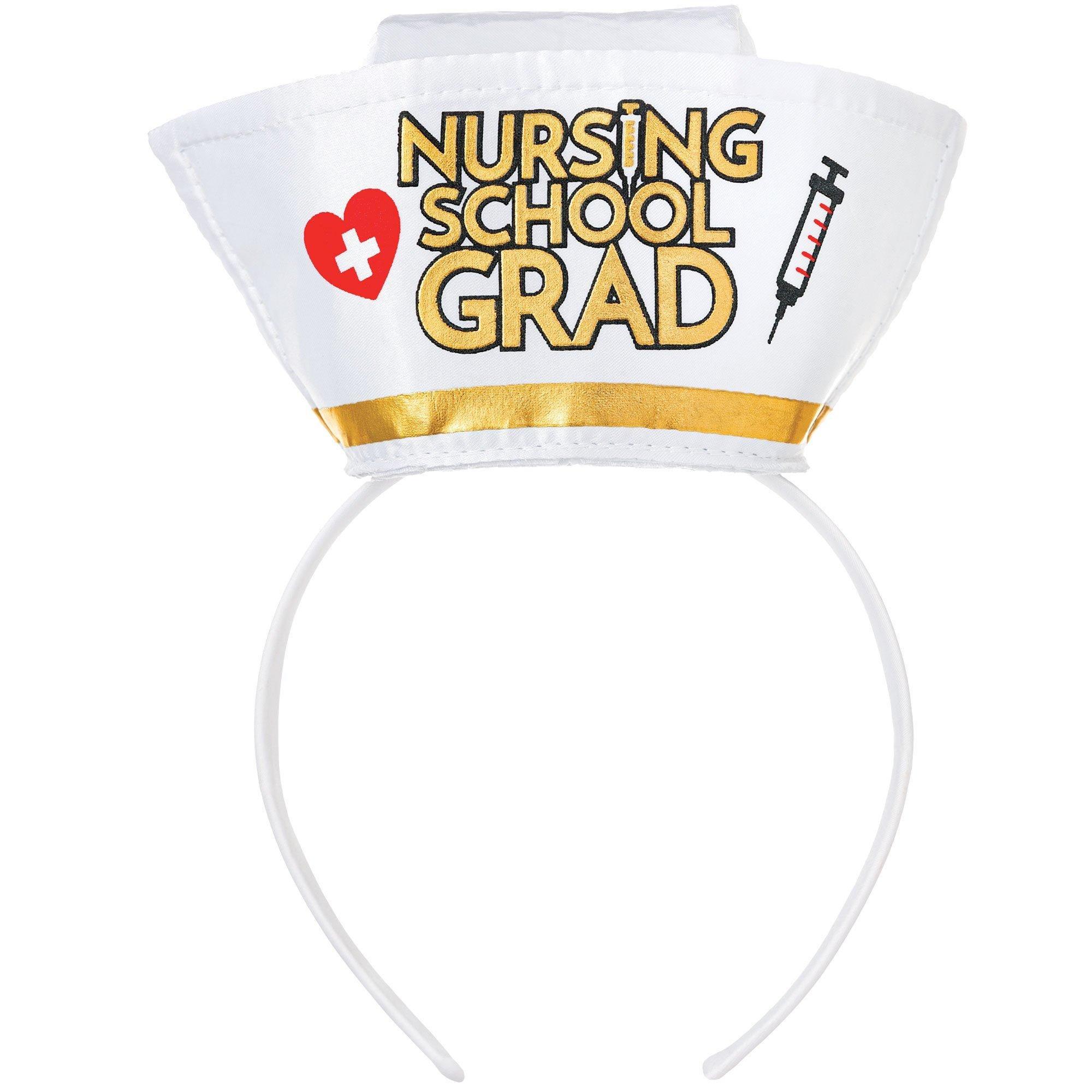 Graduation Party Supplies Kit for 30 with Decorations, Banners, Plates, Napkins, Cups - Nurses Call the Shots