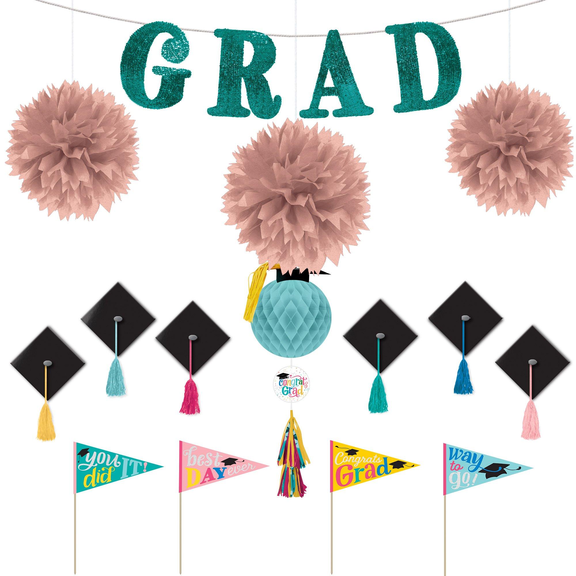 Graduation Party Room Decorations Kit - Follow Your Dreams