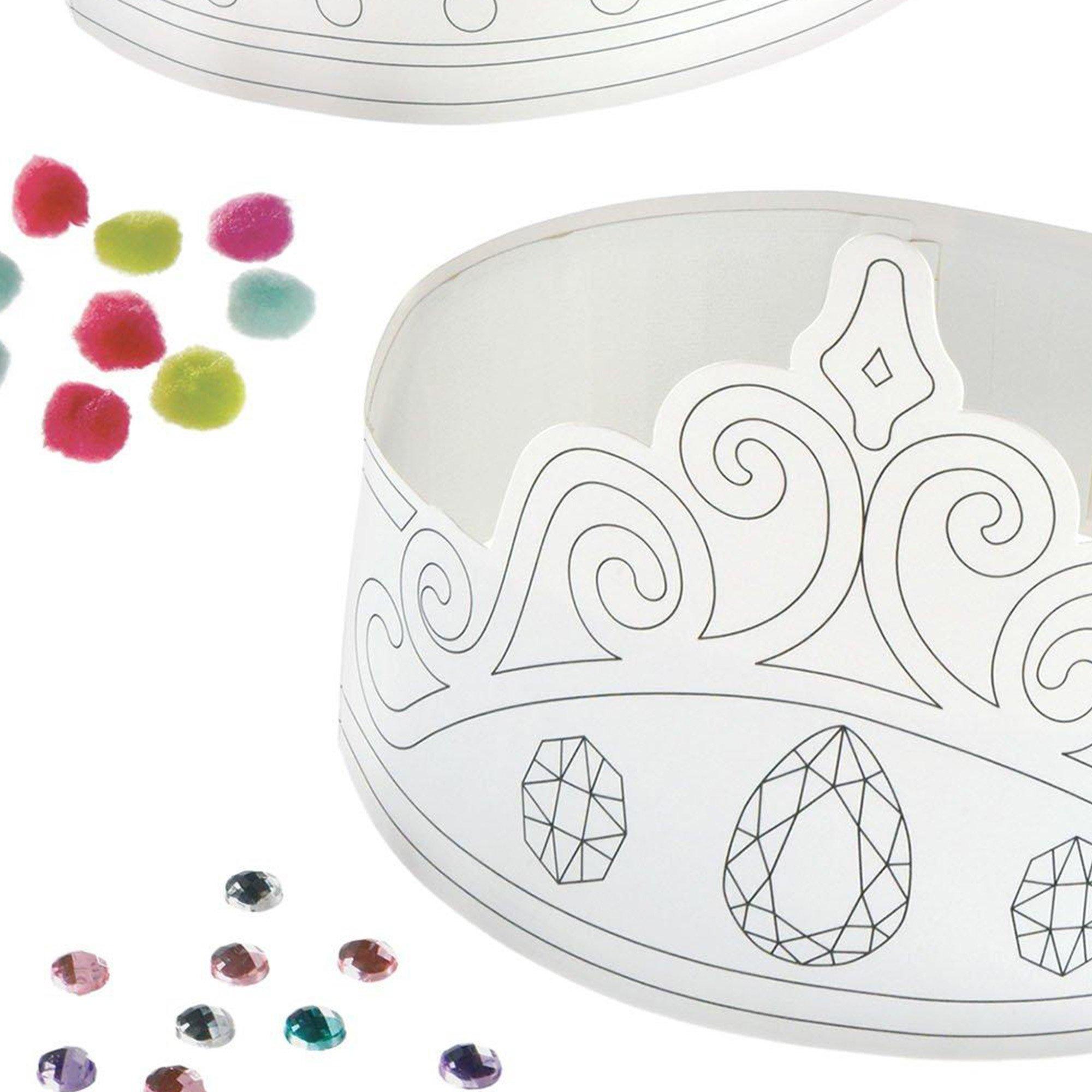 Color Your Own Crown Kit, 12pc